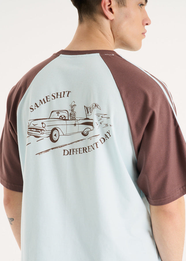 Remera Same Shit Sky Blue