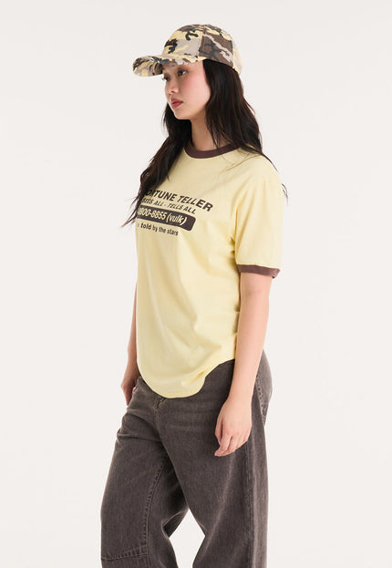 Remera Teller Pastel Yellow