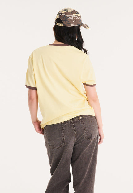 Remera Teller Pastel Yellow