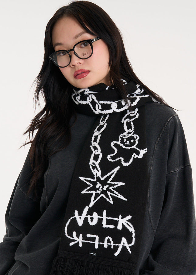 Bufanda The Chain Scarf Black