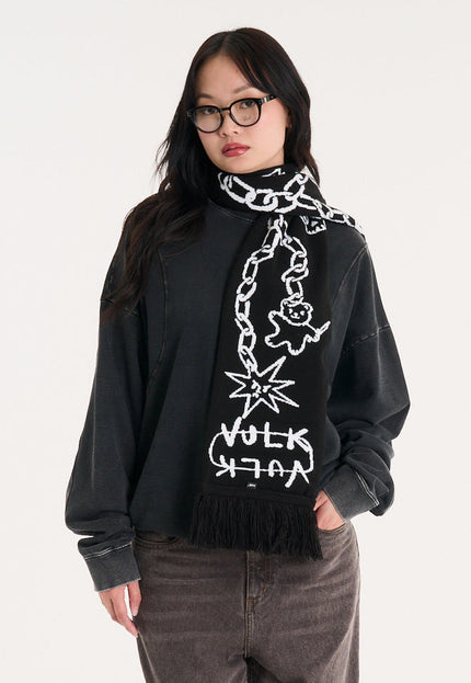 Bufanda The Chain Scarf Black