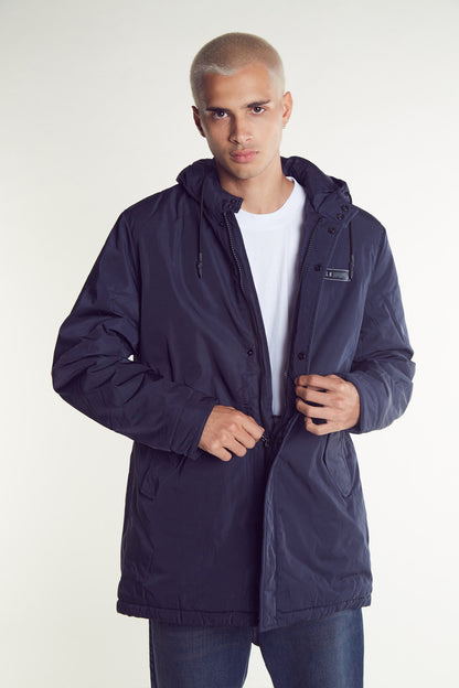 Waist Parka Azul