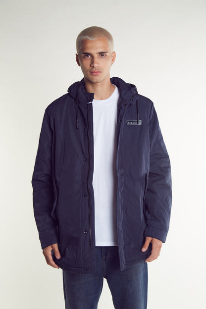 Waist Parka Azul