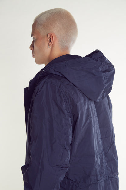 Waist Parka Azul