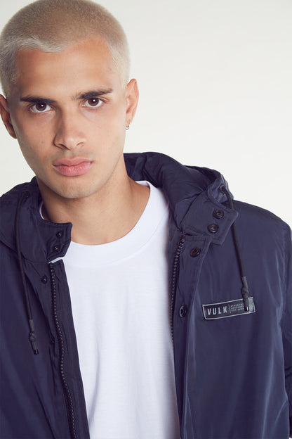 Waist Parka Azul