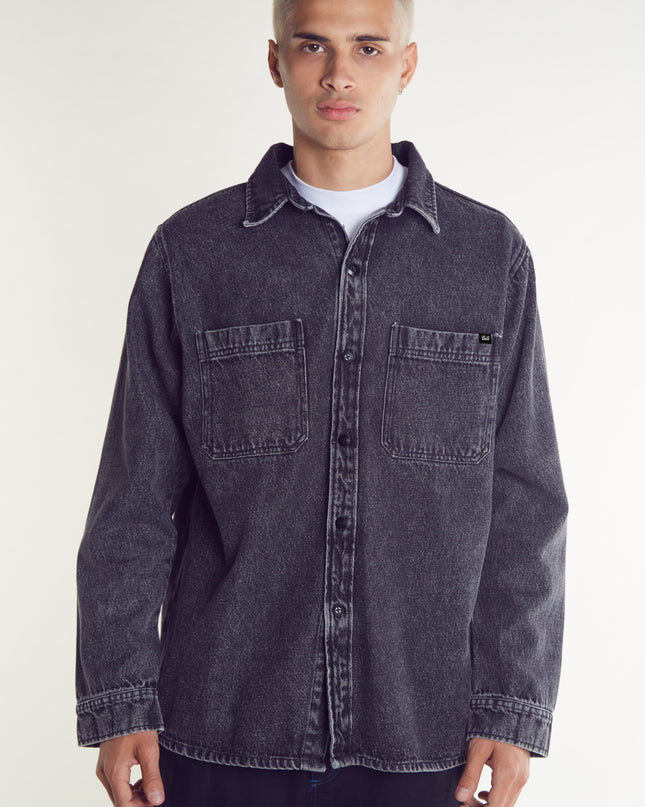 Lacey Overshirt Black