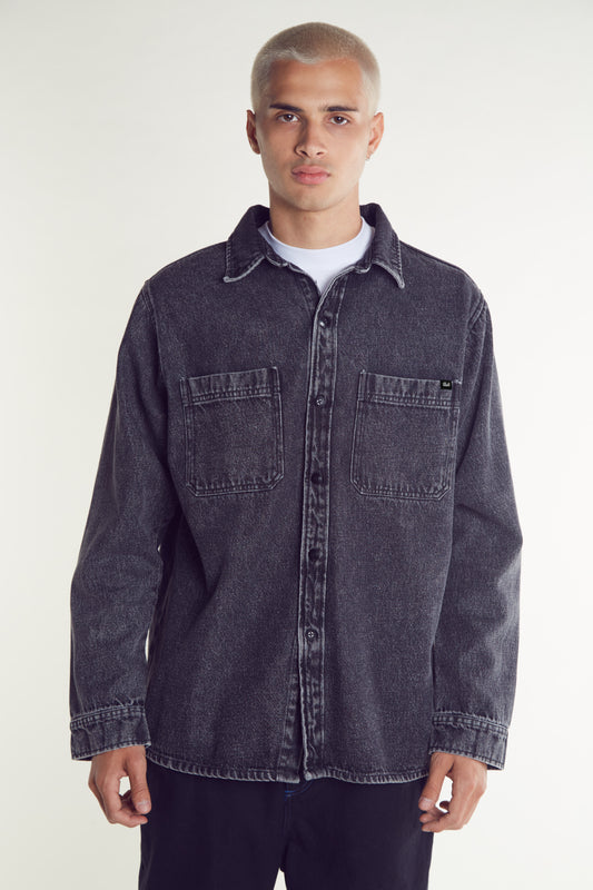 Lacey Overshirt Black