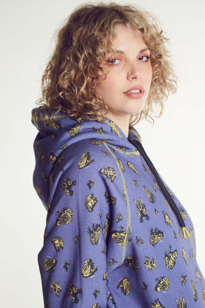 Amphibian Hood Blue