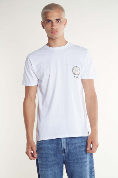 Compass Tee White
