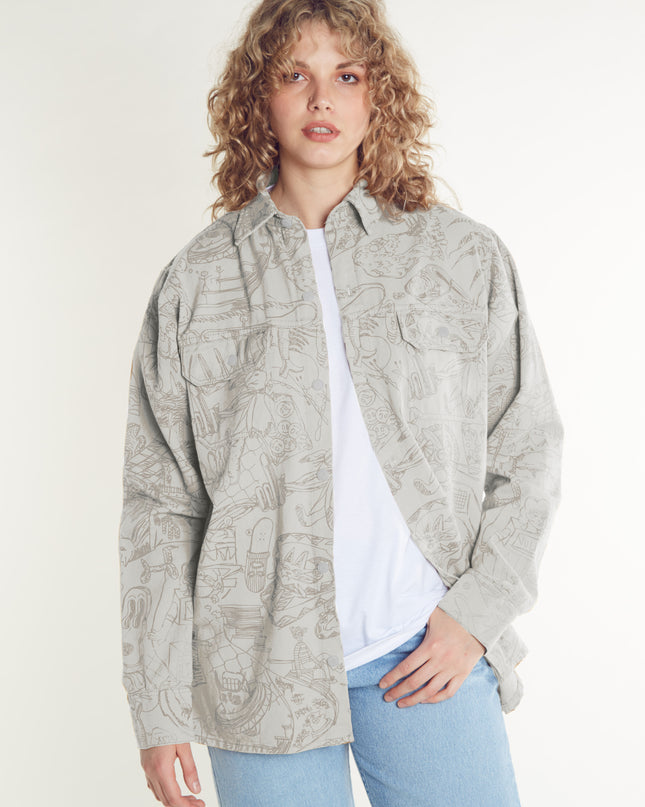 Demency Overshirt Sand