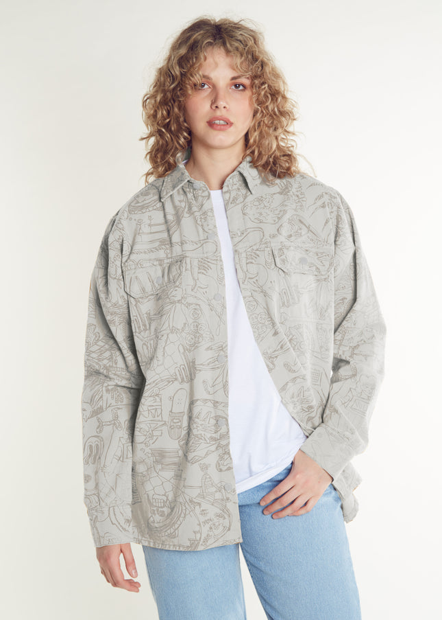 Demency Overshirt Sand