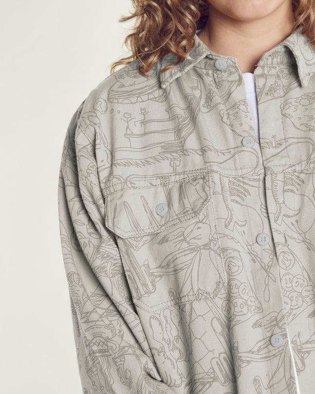 Demency Overshirt Sand