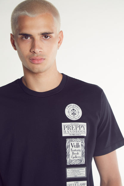 Preppy Tee Black