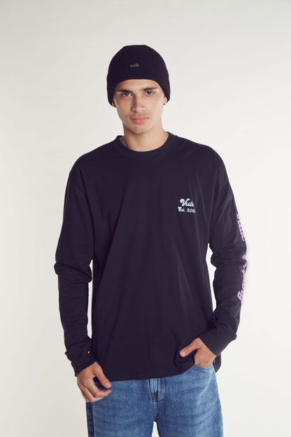 Road Ls Tee Black