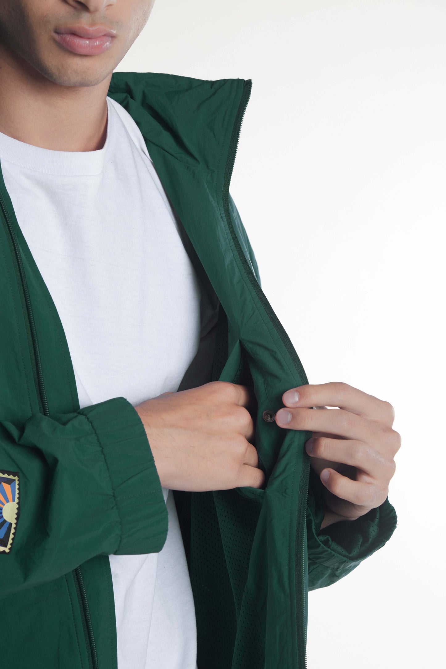 Tyler Windbreaker Jacket* Green Forest