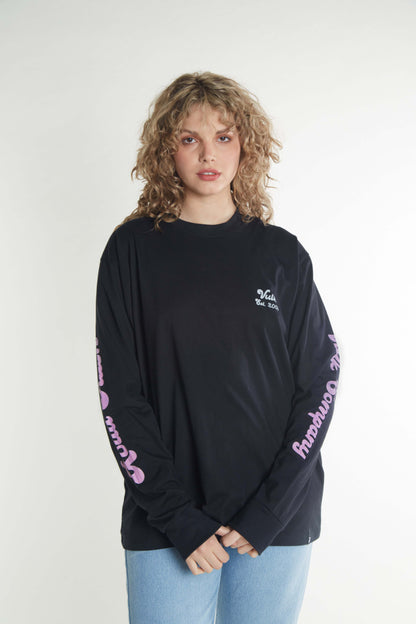 Road Ls Tee Black