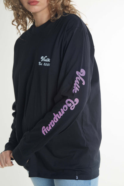 Road Ls Tee Black